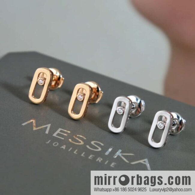 Messika Messika Counter Packaging ☀️ Messika Messika MOVE UNO Gold Stud Earrings