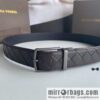 BottegaVenta (Bottega) woven first layer cowhide Intrecciato belt rotating metal buckle 3.8cm