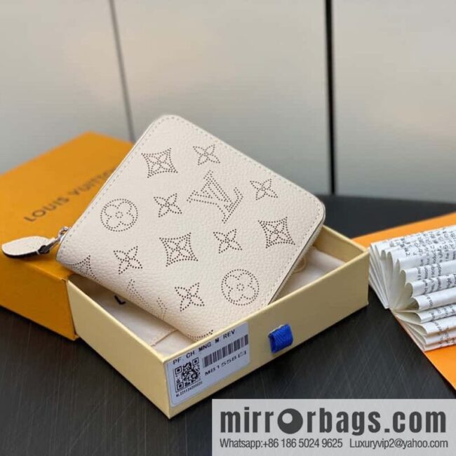 [Premium‑quality] M81558 gray, full leather zipper wallet series