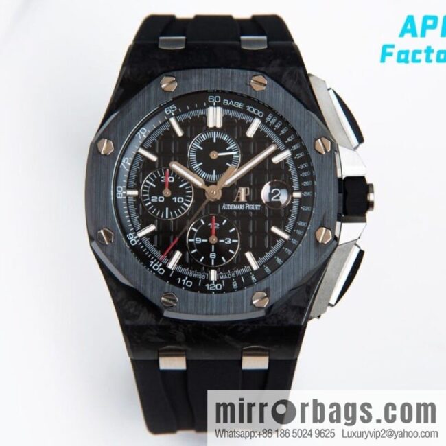 APF Factory Audemars Piguet Royal Oak Offshore Original 3126 Chronograph Movement 26400 Forged Carbon Brazing Chronograph