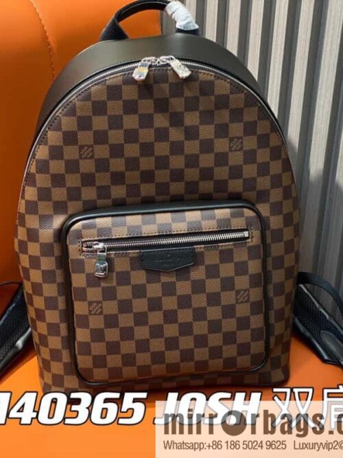 [Premium‑quality] M40365 coffee grid backpack series JOSH backpack M45349 M40365