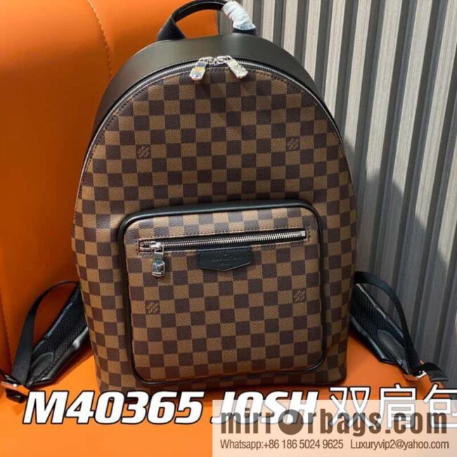 [Premium‑quality] M40365 coffee grid backpack series JOSH backpack M45349 M40365