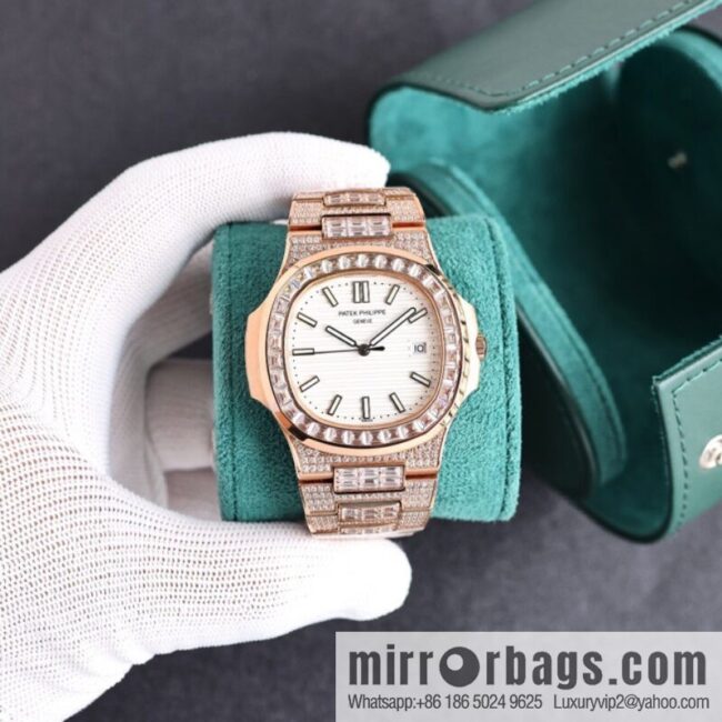 PP Patek. Philippe Nautilus Gypsy Edition New Customized Original 324 Movement Watch