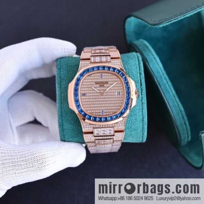 PP Patek. Philippe Nautilus Gypsy Edition New Customized Original 324 Movement Watch