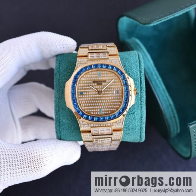PP Patek. Philippe Nautilus Gypsy Edition New Customized Original 324 Movement Watch