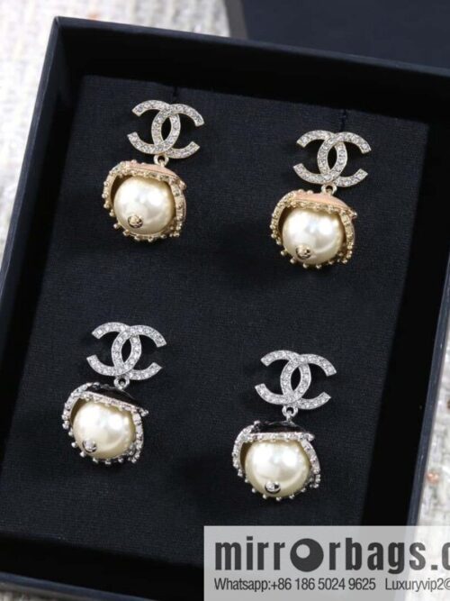 IMG_2704-800x800jk41er42npk139414_20250705011523.jpg ☀️New ☑️ Chanel C2 double c pearl oil stud earrings ☀️