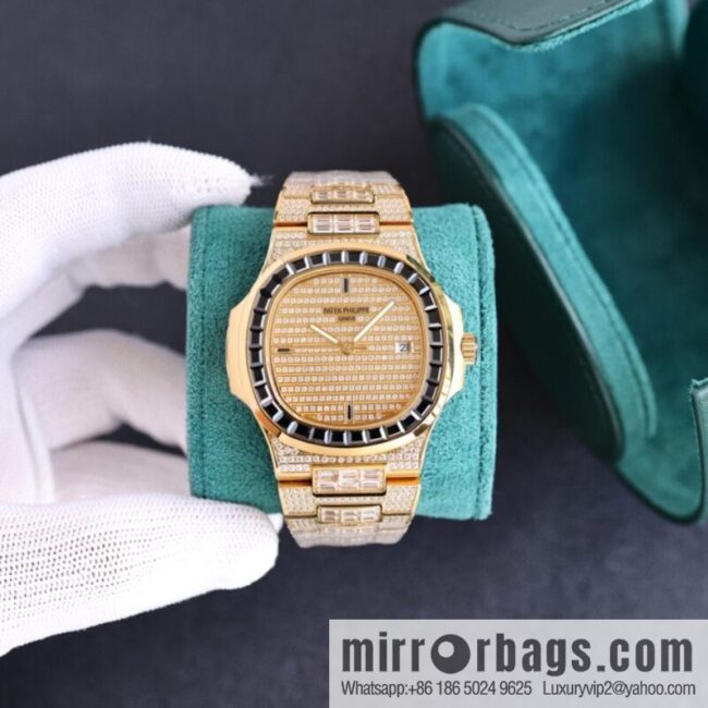 PP Patek. Philippe Nautilus Gypsy Edition New Customized Original 324 Movement Watch