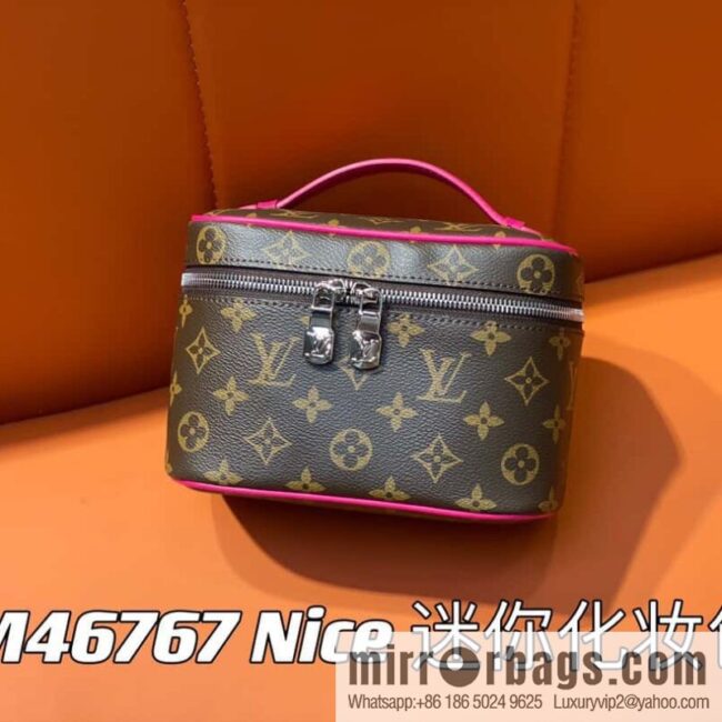 [Boutique‑grade] M46767 monogram plum red pouch series Nice mini pouch M46766