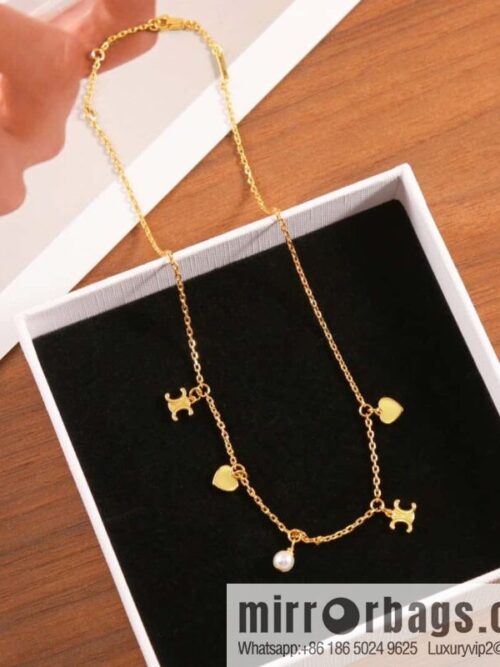 IMG_2797-800x800fawm5dszabh148439_20250705070717.jpg ❗️New ❗️ Qixi Festival limited edition ❤️ ☀️ new ☑️ Celine Arc de Triomphe fringed necklace, bracelet