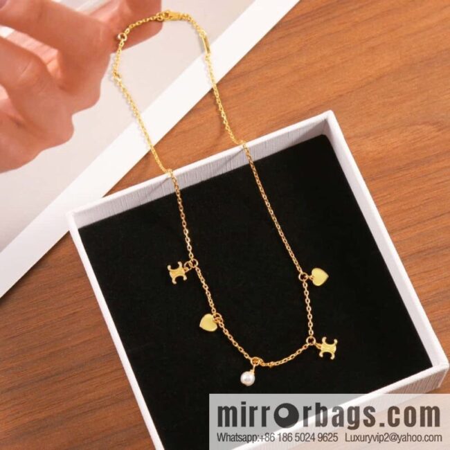 IMG_2797-800x800fawm5dszabh148439_20250705070717.jpg ❗️New ❗️ Qixi Festival limited edition ❤️ ☀️ new ☑️ Celine Arc de Triomphe fringed necklace, bracelet