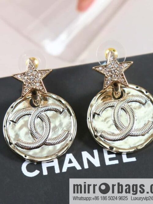 IMG_2855-800x800peiknvsdhkp148367_20250705070450.jpg New ☑️ Chanel c2 double c pentagram star round stud earrings
