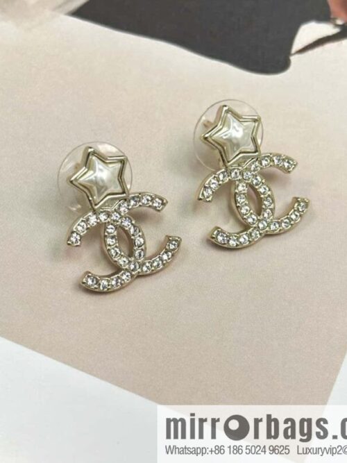 IMG_2908-800x800ltbspso1xny125222_20250702184057.jpg ☀️New ☑️ Chanel C2 double c pentagram ⭐ star stud earrings ☀️
