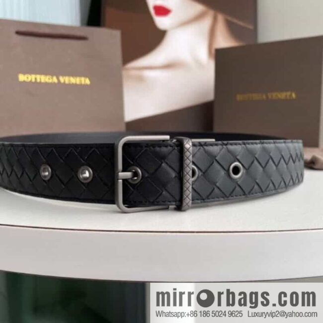 Bottega. Venta High Recognition Men\'s Woven Belt 3.5cm
