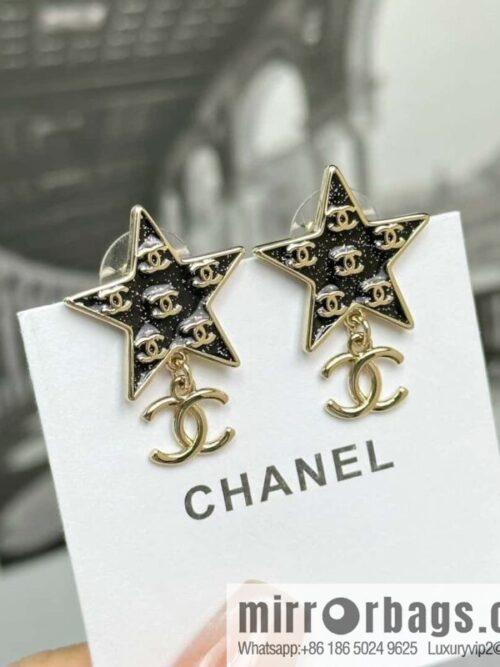 IMG_2935-800x800yrocgfulm0g125182_20250702183948.jpg ☀️New ☑️ Chanel C2 double c pentagram ⭐ star stud earrings ☀️