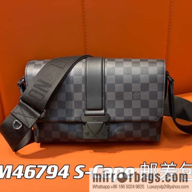 [Boutique‑grade] M46794 Haige, men\'s bag messenger bag series S-Cape messenger bag