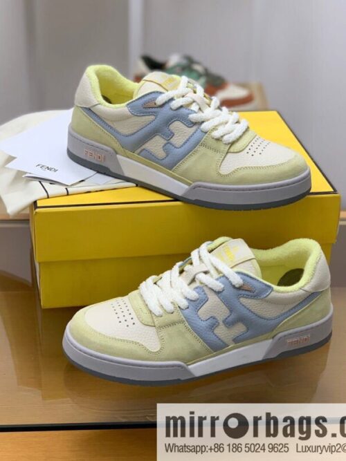 Fendi in white and blue leather His & Hers Vintage sneakers