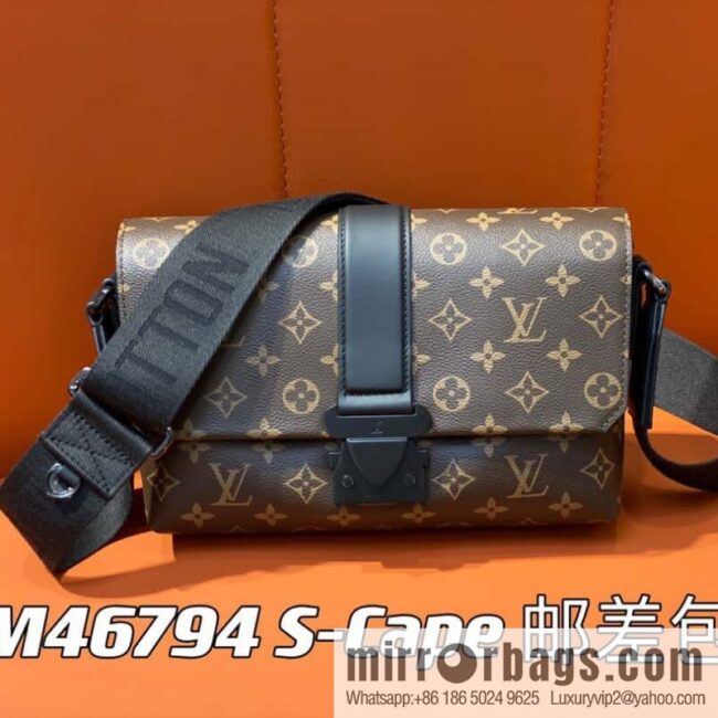 [Premium‑quality] M46794 monogram men\'s bag messenger bag series S-Cape messenger bag