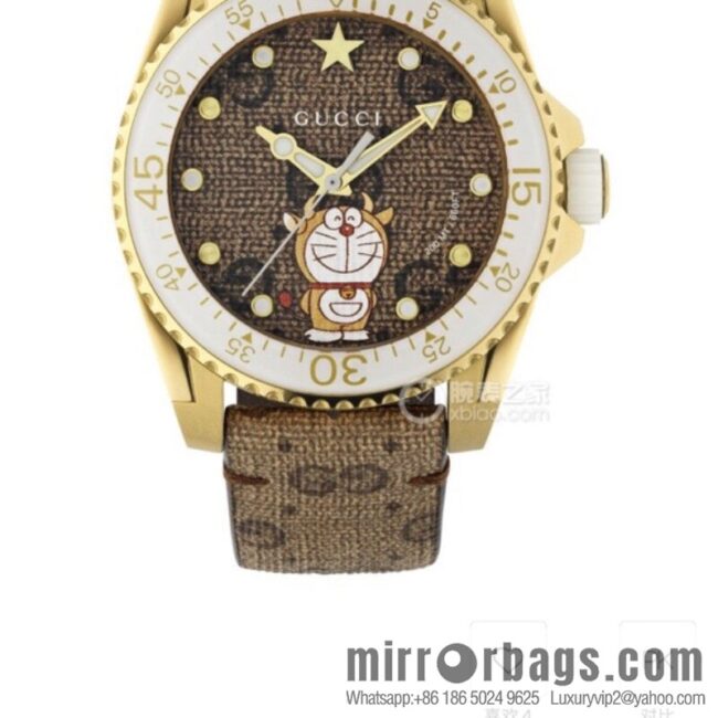 IMG_3026-800x800jazstiyss5d107044_20250702065714.jpg Gucci Gucci Dora A Dream joint limited edition Doraemon × Gucci joint series GucciDive watch