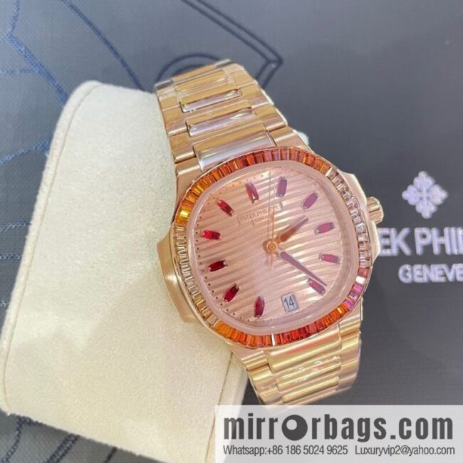 New Shipping 🔥 Patek Philippe Nautilus Women\'s 324SC Movement Watch