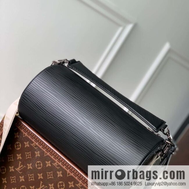 M23092 black Soft Polochon handbag