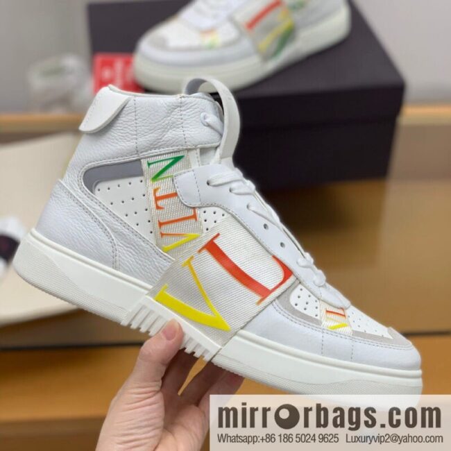 VALENTINO Valentino, six rubber effects VLTN logo straps Unisex His & Hers sneakers