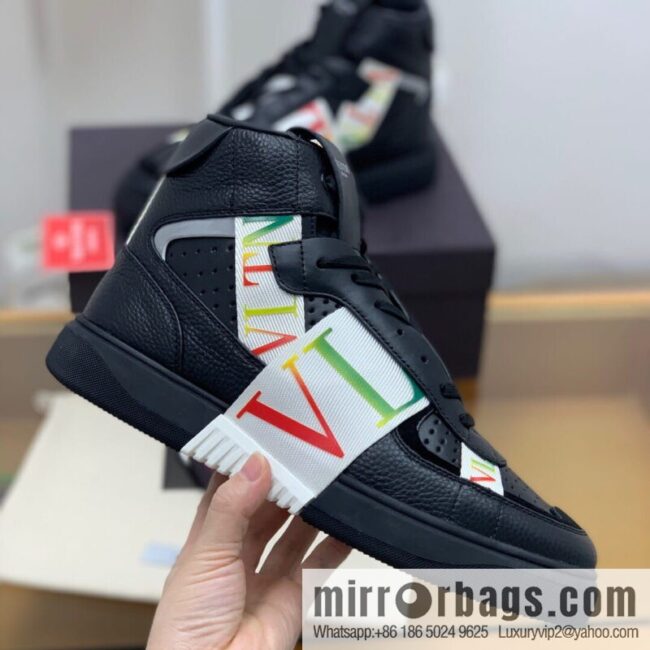 VALENTINO Valentino, six rubber effects VLTN logo straps Unisex His & Hers sneakers