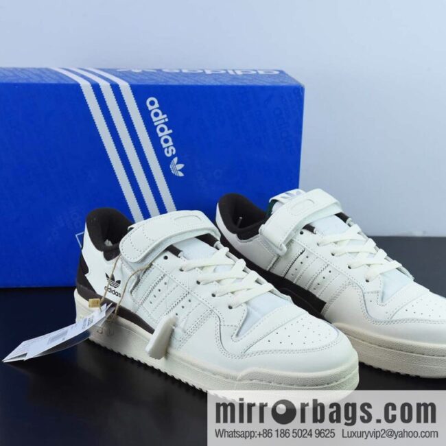 Adidas originals Forum 84 Low Adidas White Brown Sports Casual Shoes Item No. GZ8959