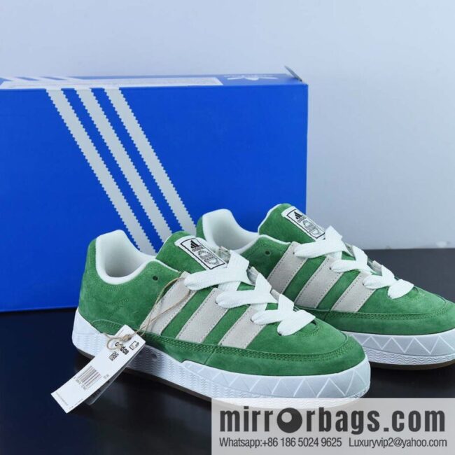 Adidas Originals Adimatic Low \"Purple Tint\" Matic Series Low Top Vintage Shark Bread Flipped Light Grass Green Gray \"GZ6202