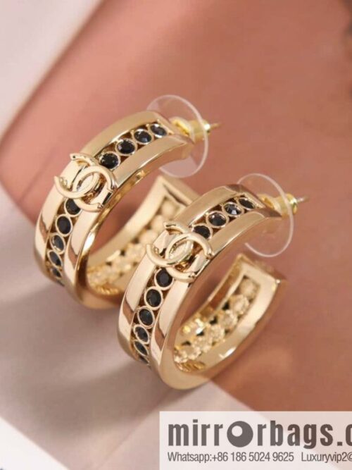 IMG_3220-800x800gfqp3zd4xu0136233_20250704223156.jpg ☀️New ☑️ chanel c1 double c semicircular black diamond stud earrings ☀️