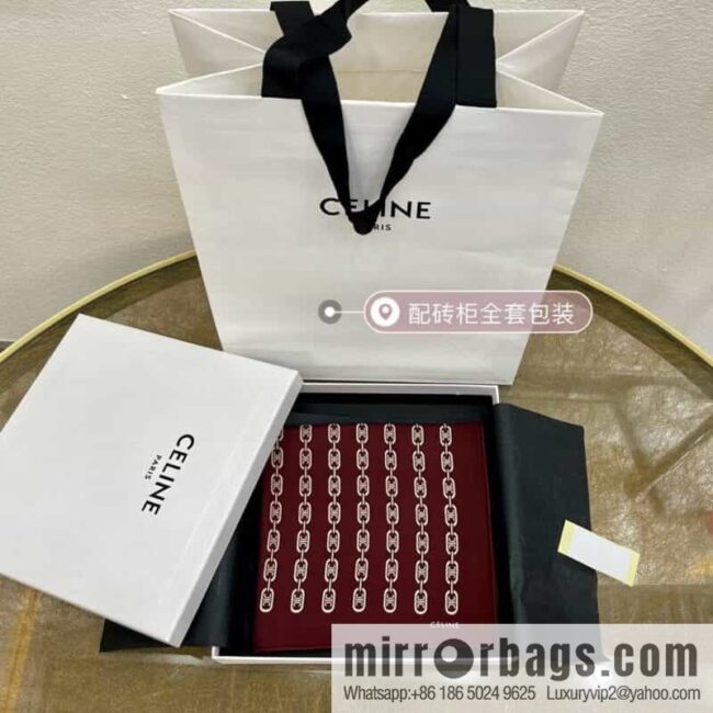 CELINE Celine Arc de Triomphe logo 100 silk scarf
