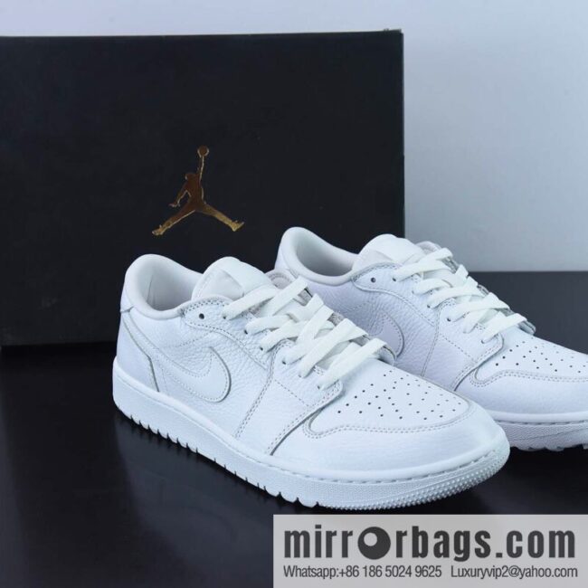 Air Jordan 1 Low pure white, golf low-top casual board shoes, item number: DD9315 101