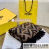 Fendi 51% wool 49% cashmere cloak on both sides FXX715AEOWF0QT1