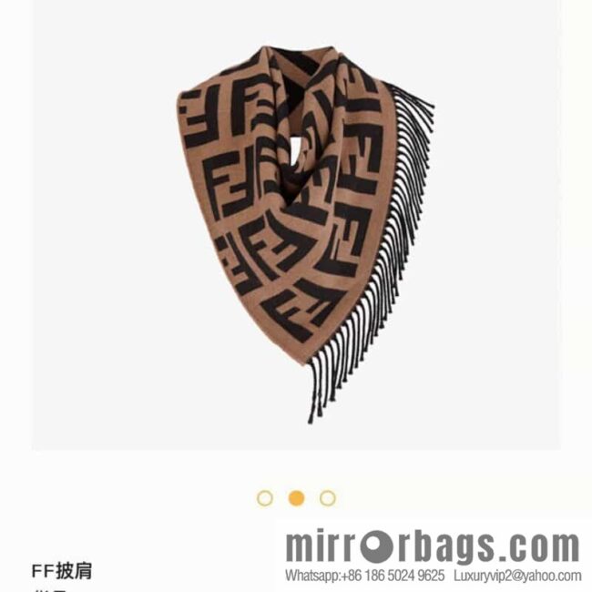 FENDI 2020 new triangular double-sided presbyopia shawl FXT261A8RVF0QE1