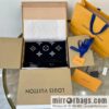 LV Louis Vuitton Wool Alpaca Hair Blended Daily Scarf M76701