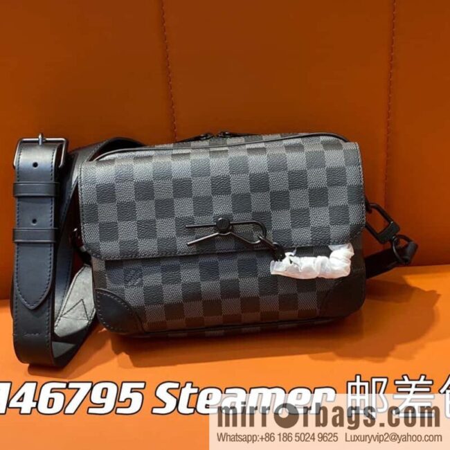 [Boutique‑grade] M46795 Haige, men\'s bag messenger bag series Steamer messenger bag