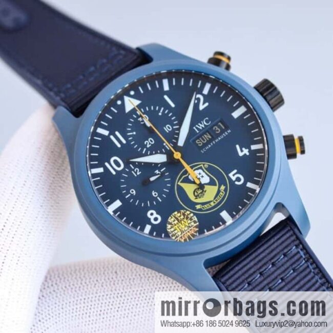 Ceramic case TW fully upgraded IWC\'s latest ceramic watch, IWC Pilot Chronograph