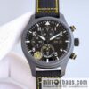 Ceramic case TW fully upgraded IWC\'s latest ceramic watch, IWC Pilot Chronograph