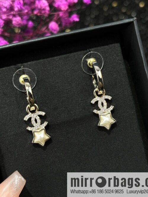 IMG_3886-800x800fz2c5bmacw4124864_20250702183010.jpg ☀️New ☑️ Chanel C3 double c pentagram ⭐ star stud earrings ☀️