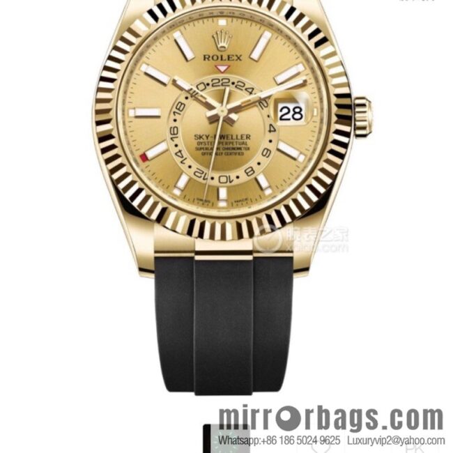 H8 Rolex Sky-Dweller Skywalker Rolex Ring Command Triangle Pit Pattern