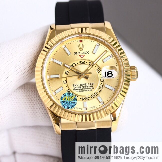 H8 Rolex Sky-Dweller Skywalker Rolex Ring Command Triangle Pit Pattern