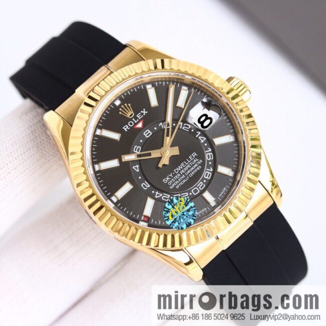 H8 Rolex Sky-Dweller Skywalker Rolex Ring Command Triangle Pit Pattern