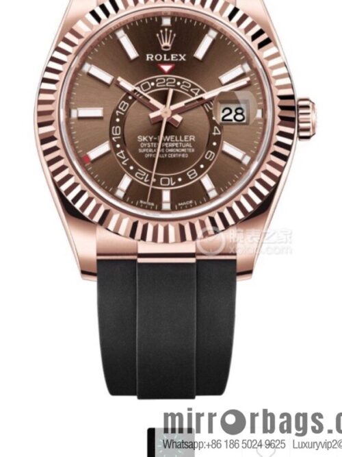 H8 Rolex Sky-Dweller Skywalker Rolex Ring Command Triangle Pit Pattern