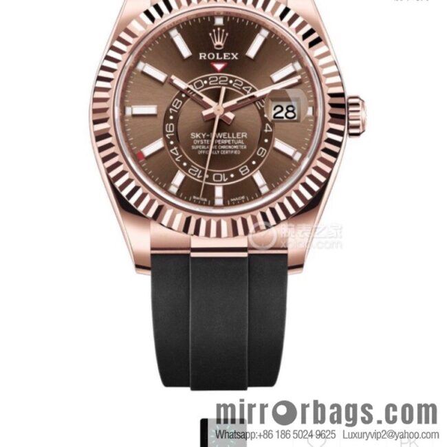 H8 Rolex Sky-Dweller Skywalker Rolex Ring Command Triangle Pit Pattern