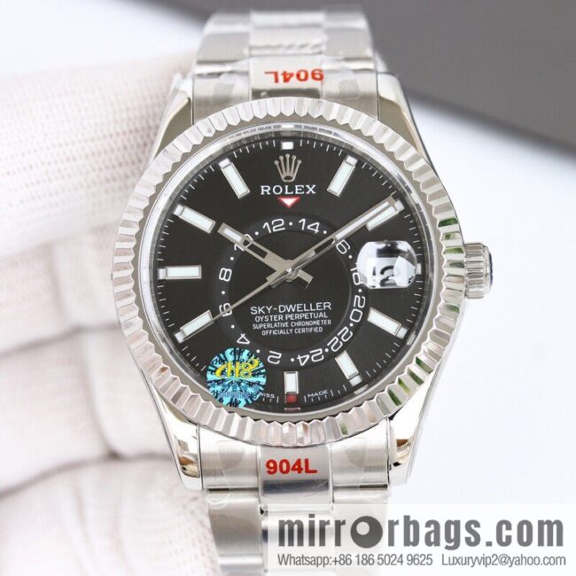 H8 Rolex Sky-Dweller Skywalker Rolex Ring Command Triangle Pit Pattern