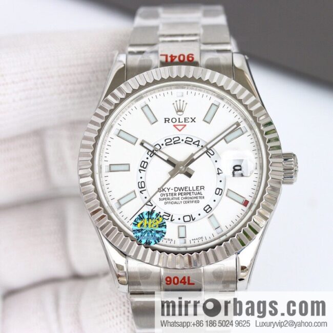 H8 Rolex Sky-Dweller Skywalker Rolex Ring Command Triangle Pit Pattern