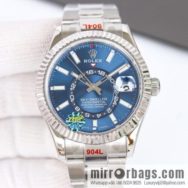 H8 Rolex Sky-Dweller Skywalker Rolex Ring Command Triangle Pit Pattern