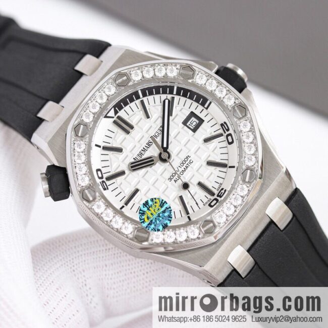Audemars Piguet, Royal Oak 15710 👺 imported 3120 mechanical movement with mozzarella diamond ring