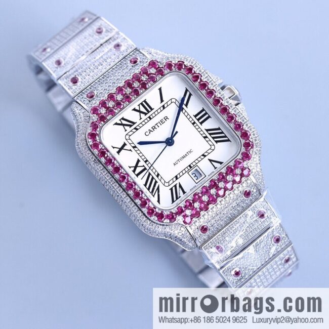 The new Cartier Santos Gypsy features a stable 8215 movement watch