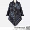 Dior Dior Navy Blue Rui Printed Shawl Blanket 12TOJ090I605_C543