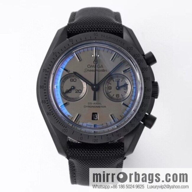 OMEGA Omega, Speedmaster series Dark Side of the Moon 🎮 OB2 running seconds chronograph mechanical men\'s watch, equipped with stable original 9300 automatic movement